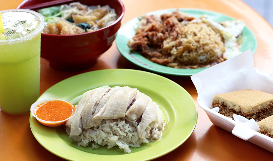 rice, chicken, singapore