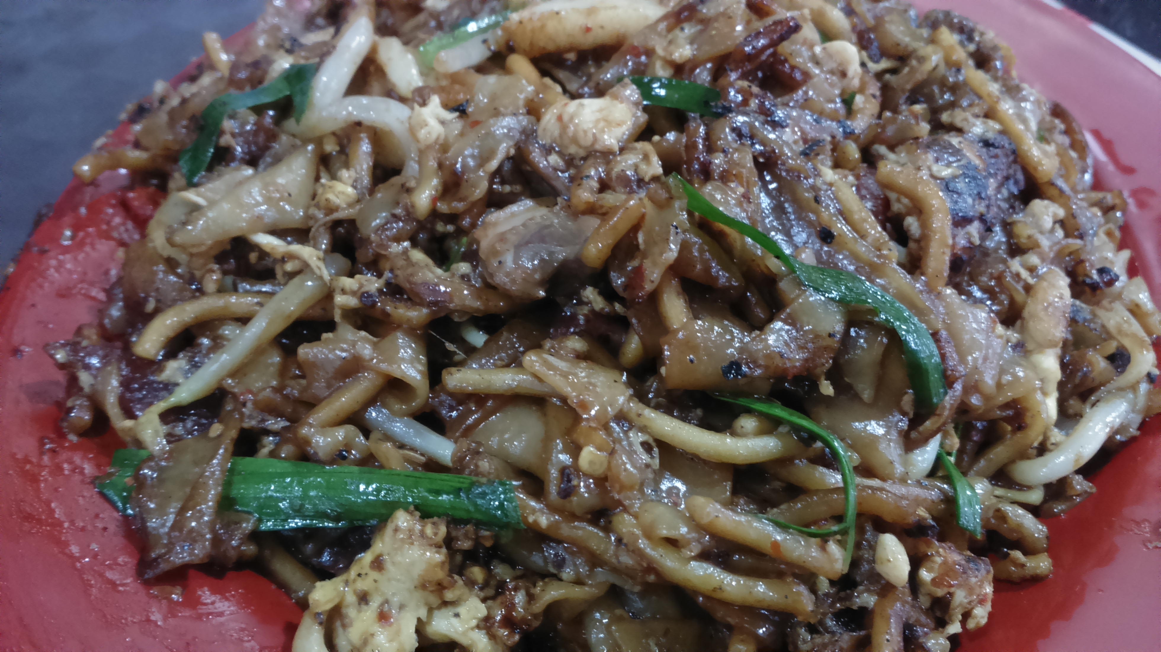 Singapore, food, fried kway teow