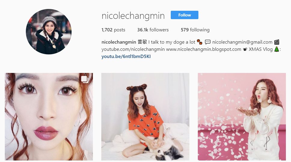 Nicolechangmin, Instagram, blogger, beauty, fashion