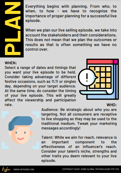 live shopping startegy 2021