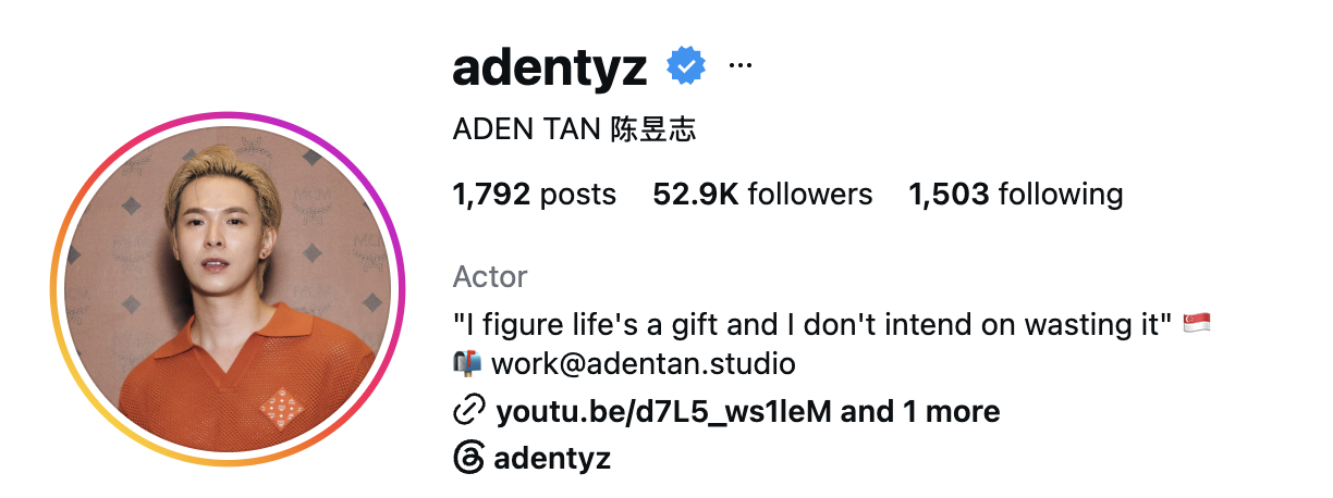Aden Tan (@adentyz) — 52.9K Followers