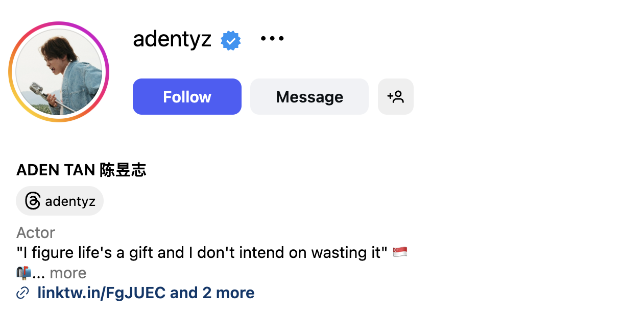 Aden Tan (@adentyz) – 53.7K Followers