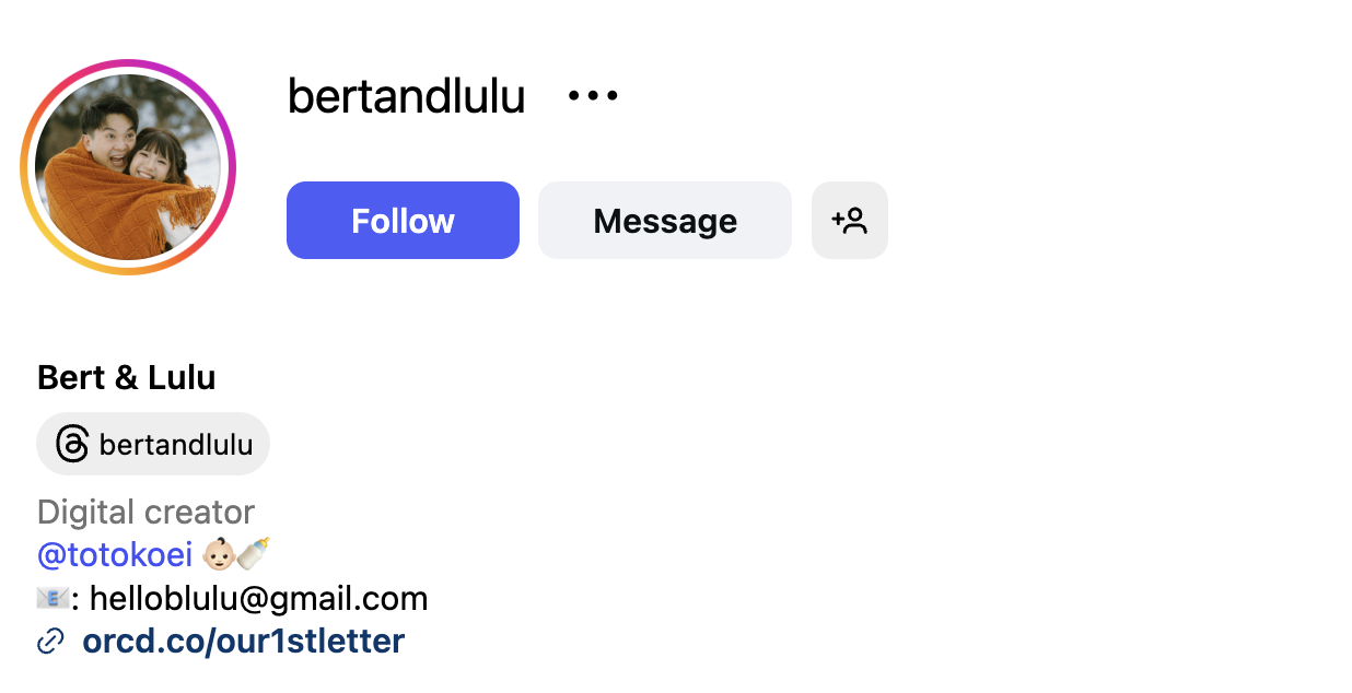 Bert and Lulu (@bertandlulu) – 626K Followers