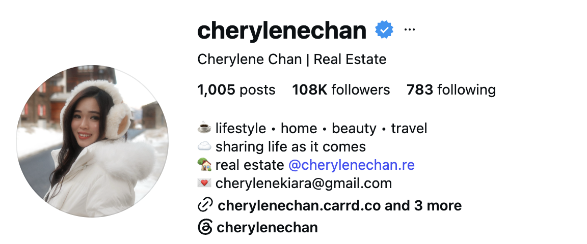 Cherylene Chan (@cherylenechan) — 108K Followers