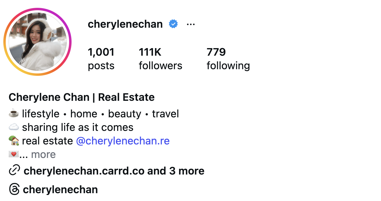 Cherylene (@cherylenechan) – 111K Followers