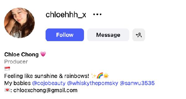 Chloe Chong (@chloehhh_x) – 31.8K Followers