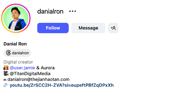 Danial Ron (@danialron) – 111K Followers