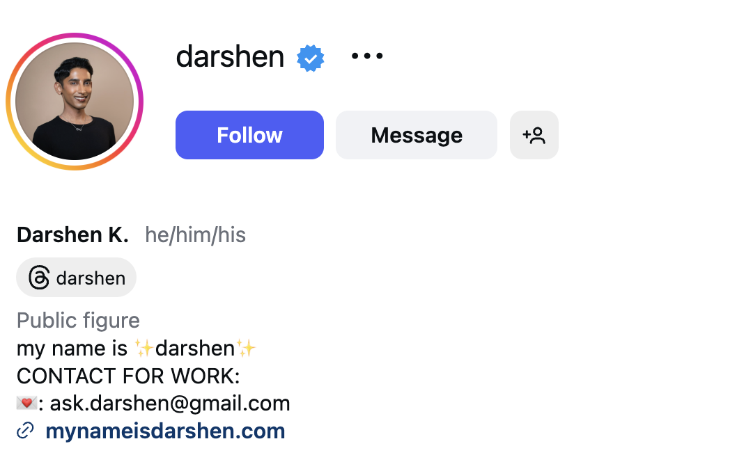 Darshen (@darshen) – 481K Followers