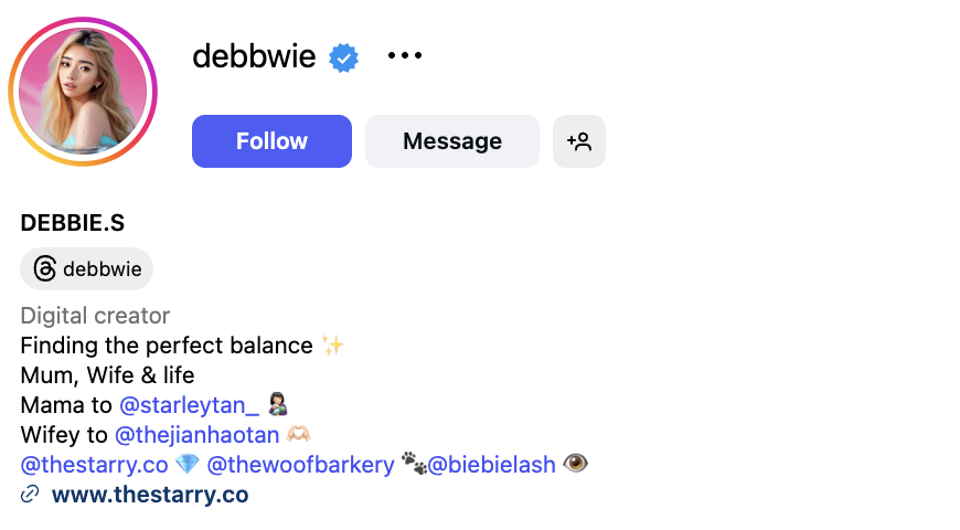 Debbie (@debbwie) – 505K followers
