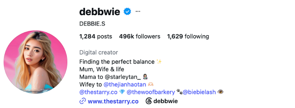 Debbie Soon (@debbwie) — 496K Followers