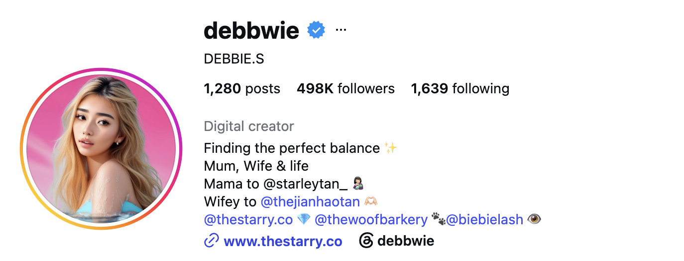 Debbie Soon (@debbwie) — 498K Followers