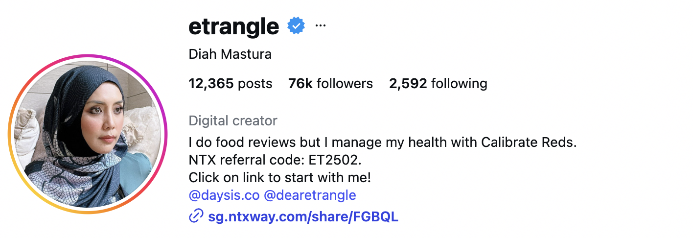 Diah Mastura (@etrangle) — 76K Followers