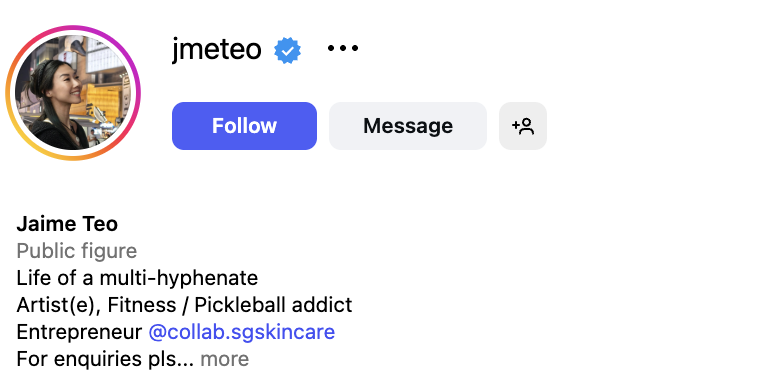 Jamie Teo (@jmeteo) – 121K followers