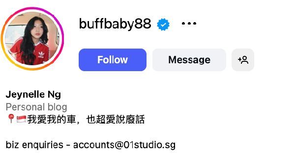 Jeynelle Ng (@buffbaby88) – 41.8K Followers