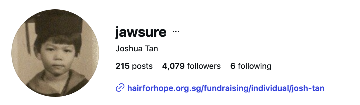 Josh Sim (@jawsure) — 4K Followers