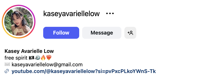 Kasey Avarielle Low (@kaseyavariellelow) – 57.9K Followers