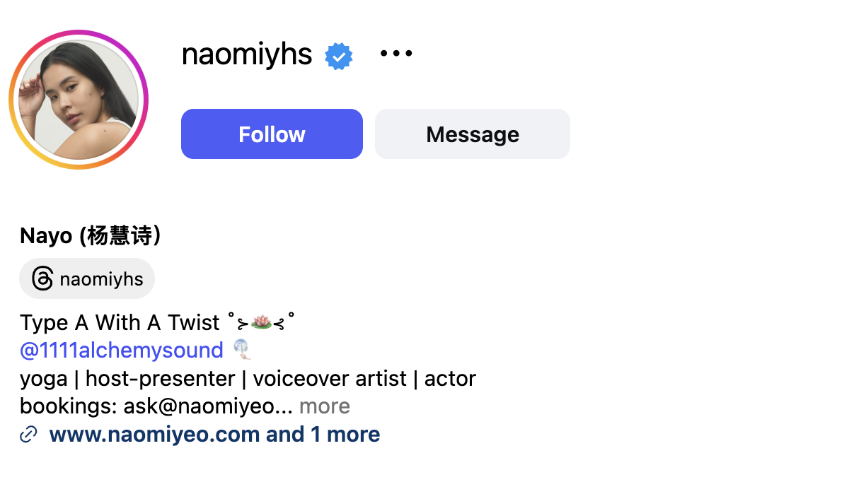 Naomi Yeo (@naomiyhs) – 75K Followers