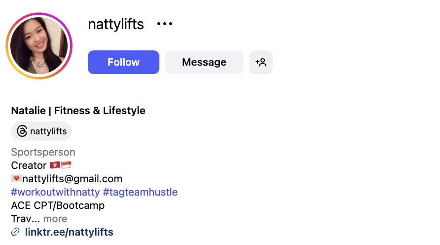 Natalie (@nattylifts) – 27.6K followers