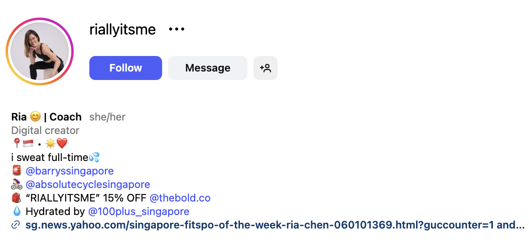 Ria (@riallyitsme) – 9.9K followers