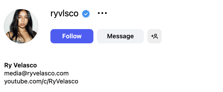 Ry Velasco (@ryvlsco) – 404K followers
