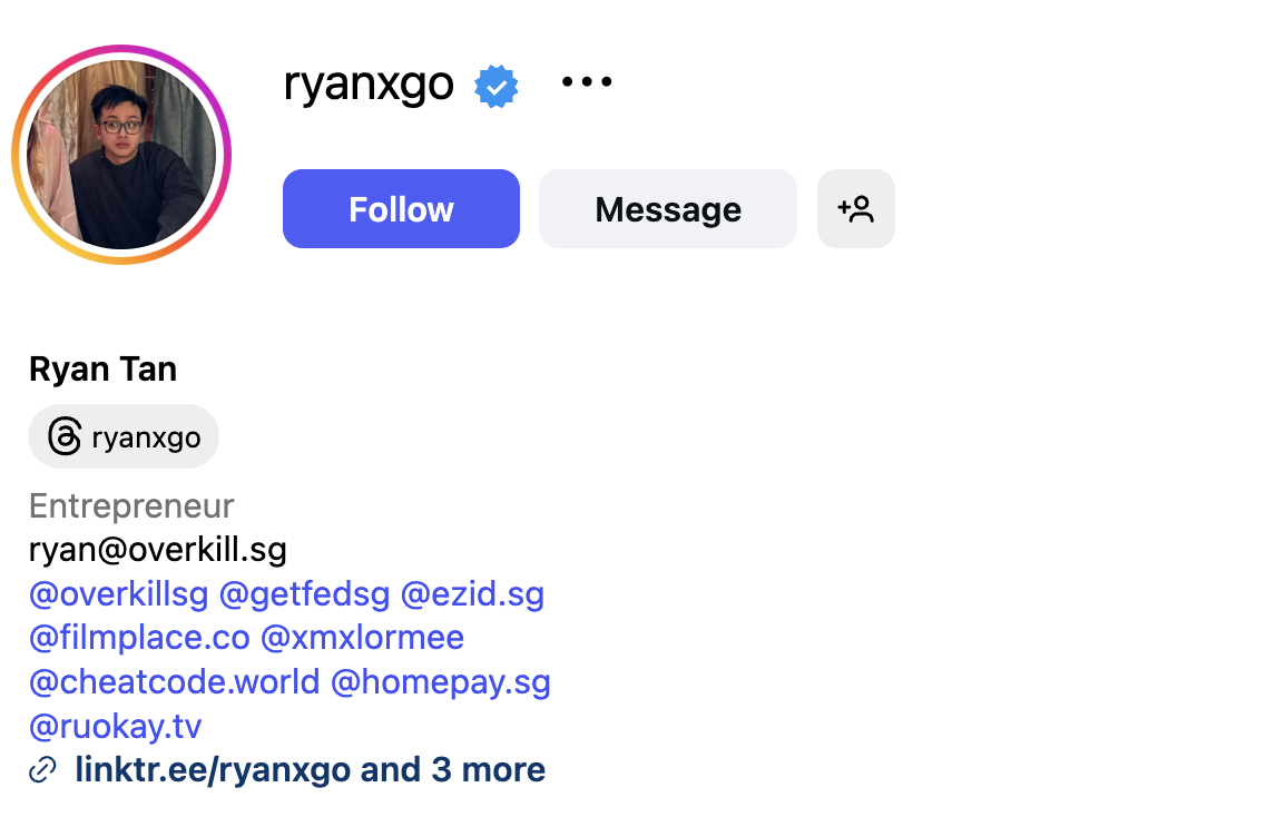 Ryan Tan (@ryanxgo) – 83.5K Followers