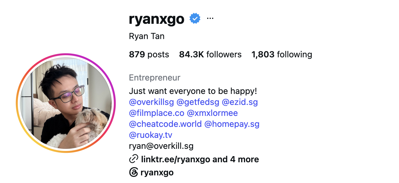 Ryan Tan (@ryanxgo) — 84.3K Followers