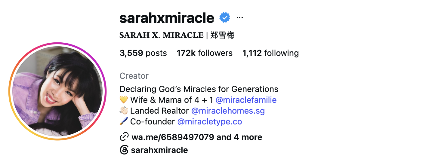 Sarah X Miracle (@sarahxmiracle) — 172K Followers