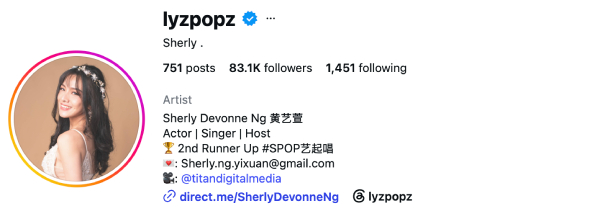Sherly (@lyzpopz) — 83.1K Followers