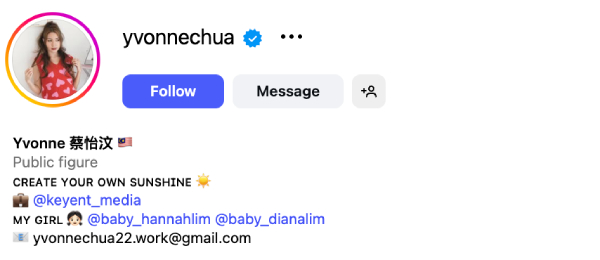Yvonne Chua (@yvonnechua) – 547K Followers